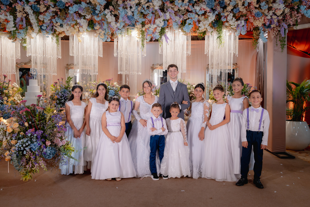 daminhas e pajem casamento religioso - casamento ao ar livre - porto Rico - Paraná - Londrina - Maringá - Apucarana - Mauá da Serra - fotografo de casamento 