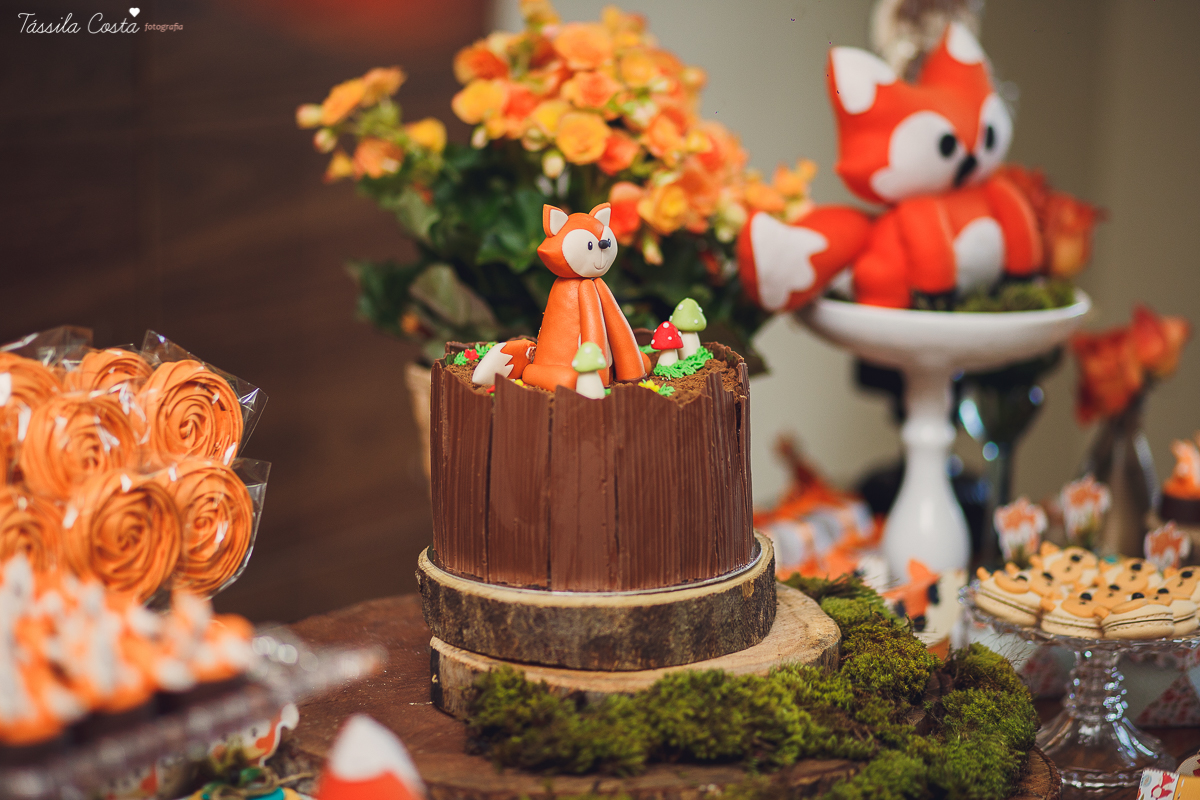 chá de bebê super diferente, festa no tema raposa, festa intimista e linda, chá de bebê de menino, decoração de chá de bebê super diferente