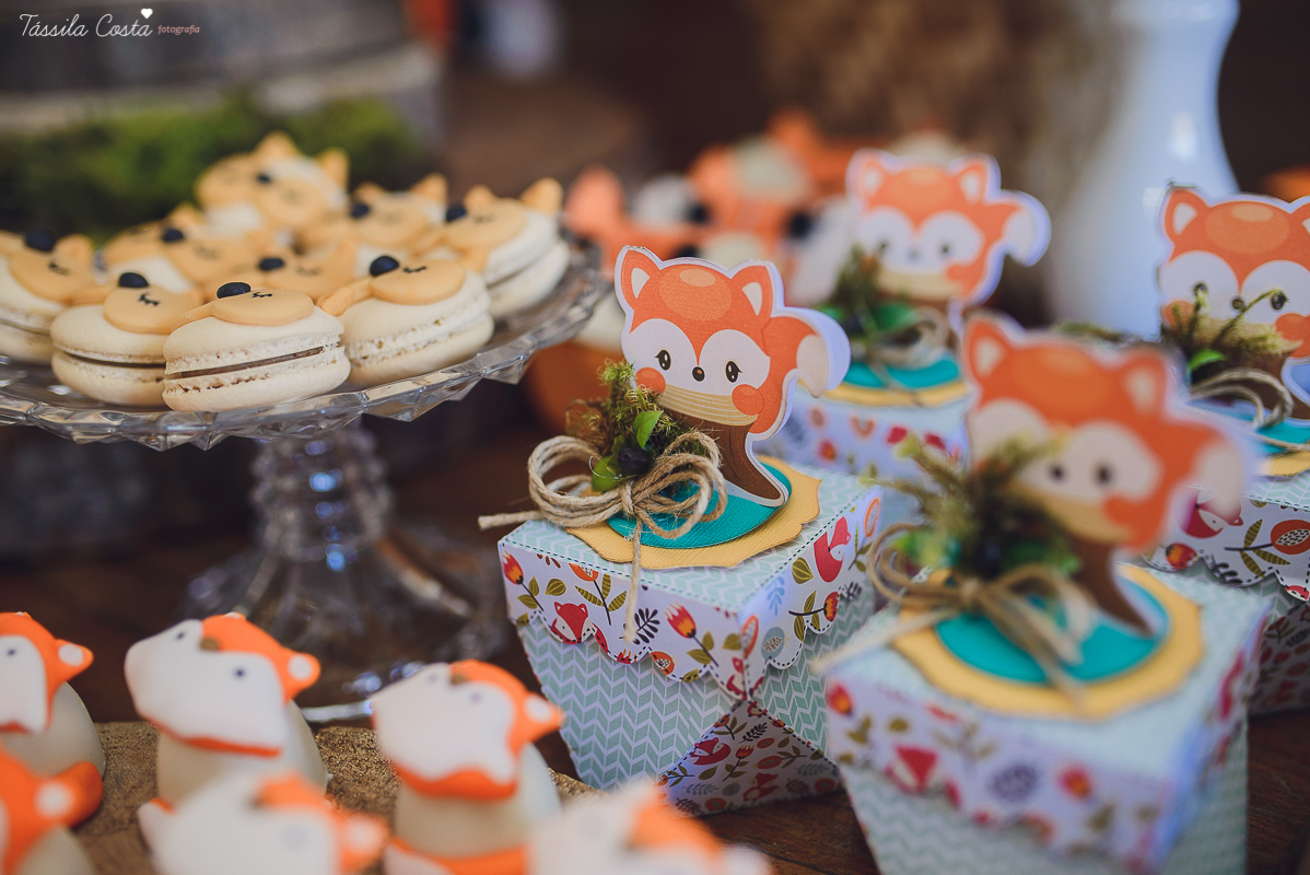 chá de bebê super diferente, festa no tema raposa, festa intimista e linda, chá de bebê de menino, decoração de chá de bebê super diferente