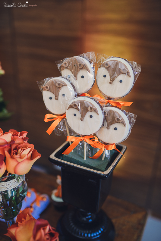 chá de bebê super diferente, festa no tema raposa, festa intimista e linda, chá de bebê de menino, decoração de chá de bebê super diferente