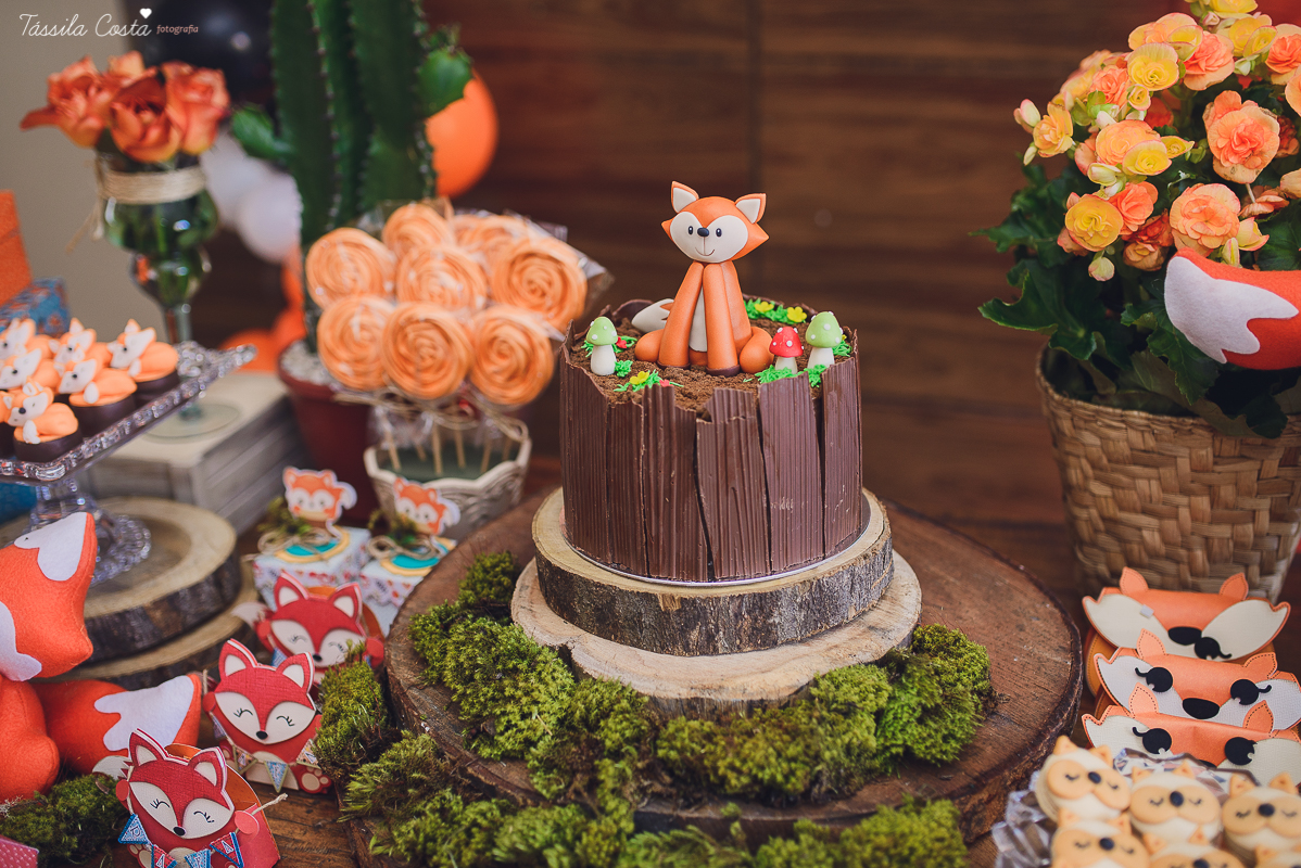 chá de bebê super diferente, festa no tema raposa, festa intimista e linda, chá de bebê de menino, decoração de chá de bebê super diferente