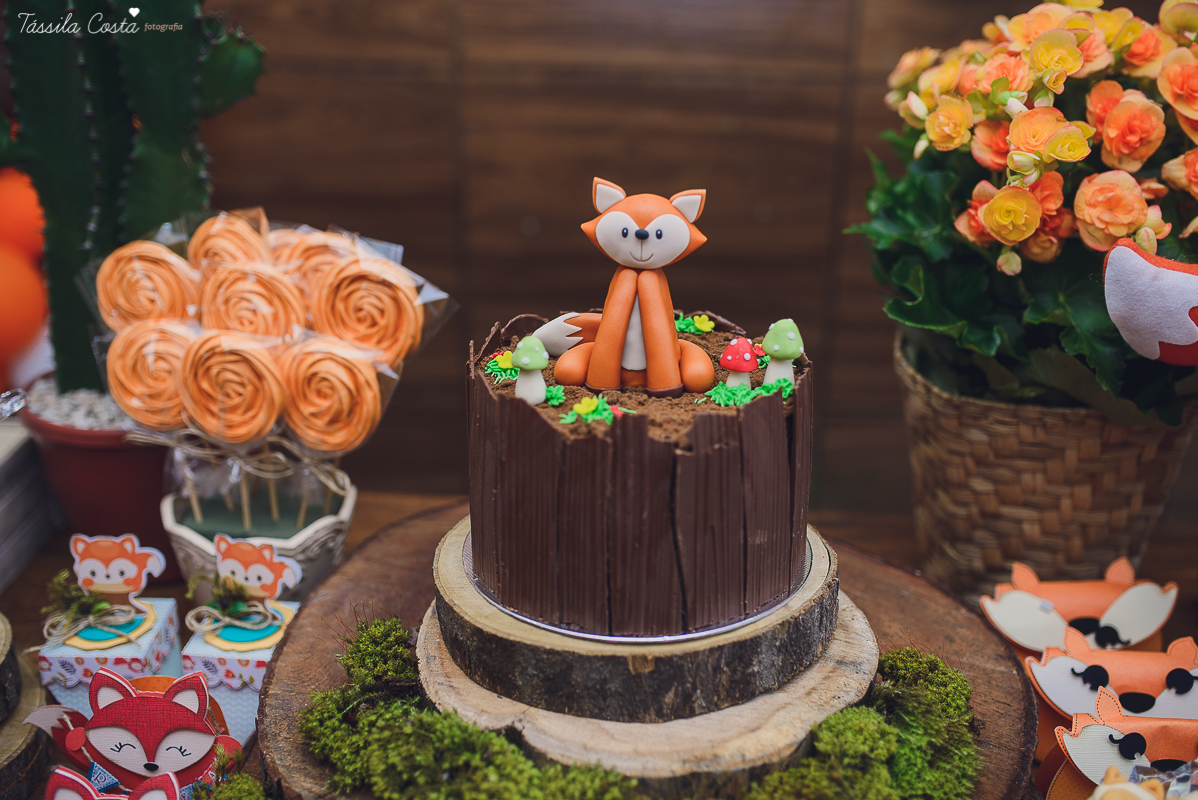 chá de bebê super diferente, festa no tema raposa, festa intimista e linda, chá de bebê de menino, decoração de chá de bebê super diferente