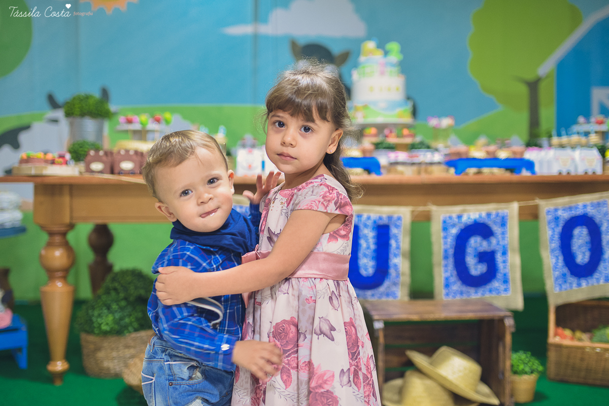 FESTA DE MENINO, NO TEMA FAZENDINHA, 2 ANOS DO HUGO, TSSILA COSTA FOGRAFIA