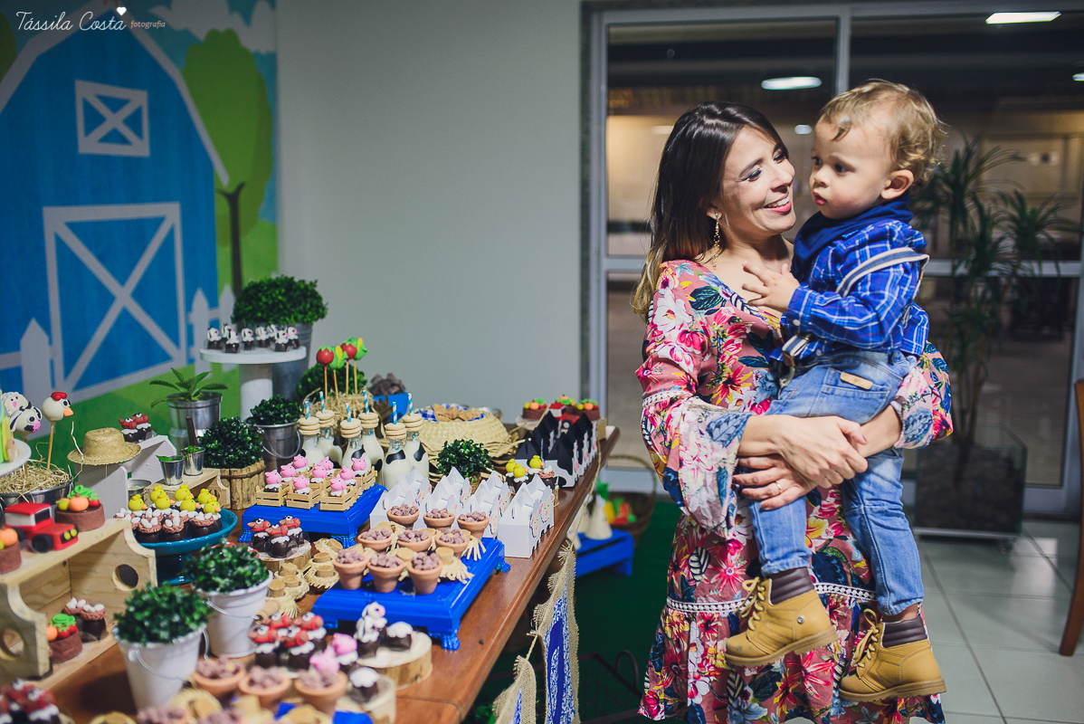 FESTA DE MENINO, NO TEMA FAZENDINHA, 2 ANOS DO HUGO, TSSILA COSTA FOGRAFIA