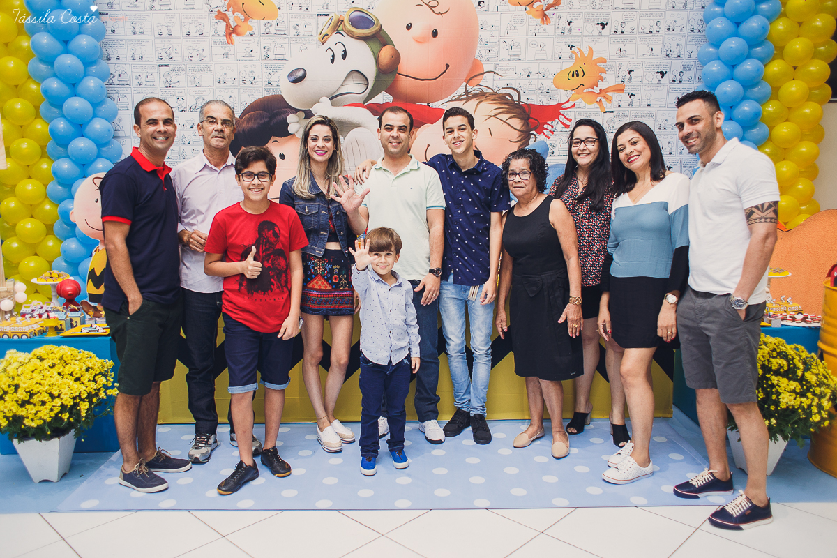 festa no tema snoppy, aniversário de 05 anos, Lucas, festa de menino, festa no cerimonial Ratiboom, em Campo Grande, Cariacica, fotos de aniversario, festa de menini