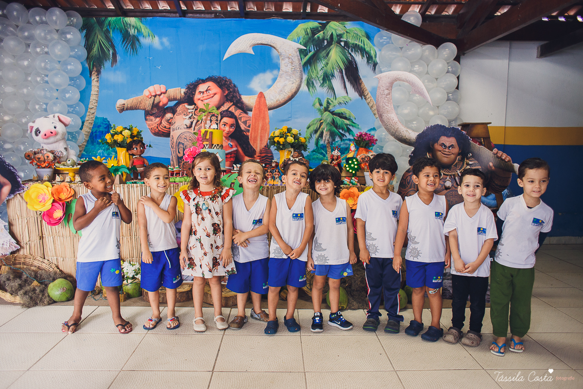 festa da Moana, mariana 4 anos, festa feita na creche, só para amigos, festa intimista, decoração super linda da Moana, festa de menina, filme da Moana, tássila costa, fotografia de festa infantil, festa infantil em Vitória, aniversário maravilhoso