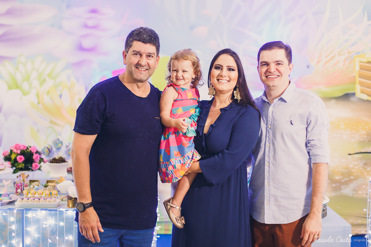 festa no tema sereia, cerimonial Tironi Bambini, Vitória ES, fotografia de aniversário infantil em vitoria ES, fotos no cerimonial Tironi Bambini
