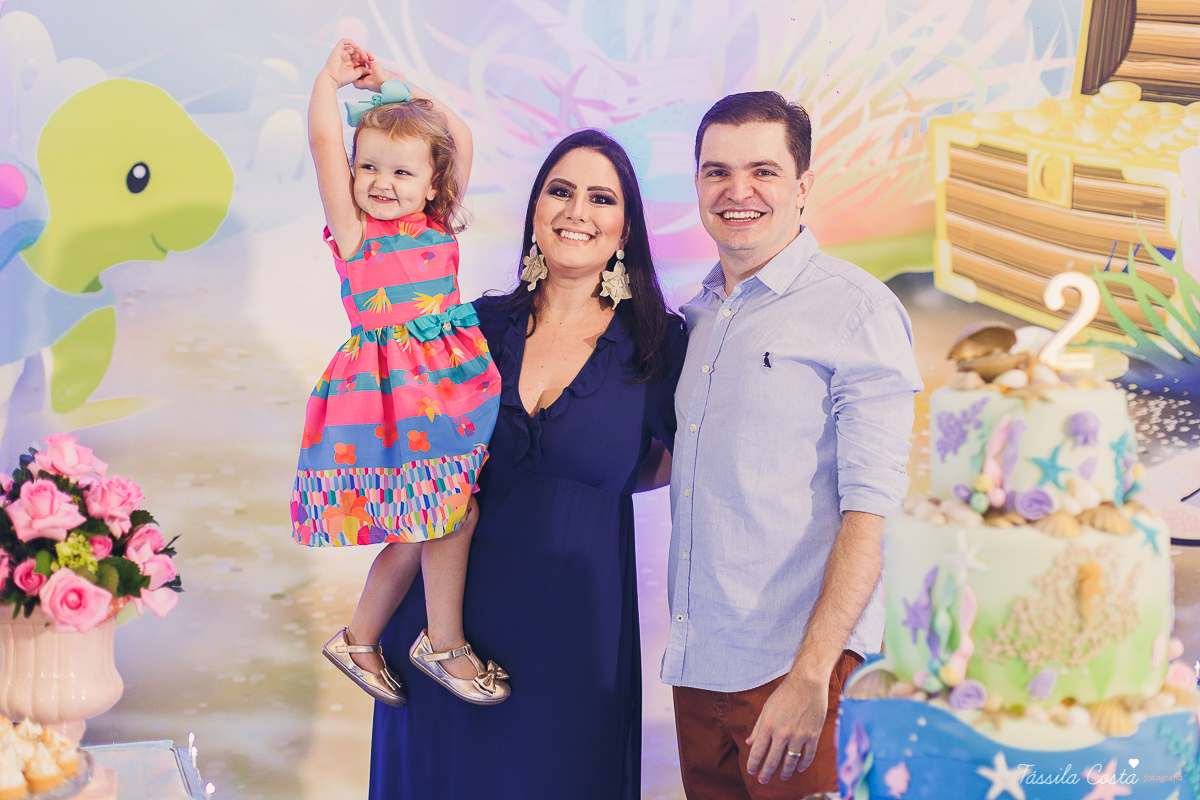festa no tema sereia, cerimonial Tironi Bambini, Vitória ES, fotografia de aniversário infantil em vitoria ES, fotos no cerimonial Tironi Bambini