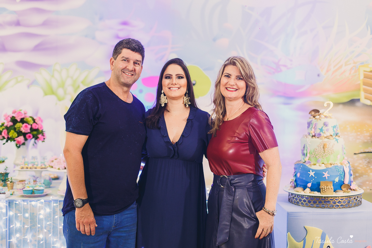 festa no tema sereia, cerimonial Tironi Bambini, Vitória ES, fotografia de aniversário infantil em vitoria ES, fotos no cerimonial Tironi Bambini