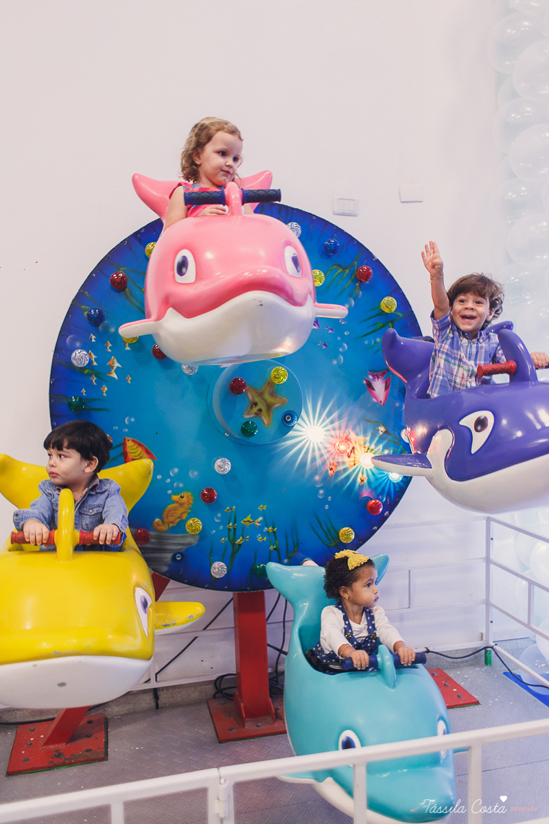 festa no tema sereia, cerimonial Tironi Bambini, Vitória ES, fotografia de aniversário infantil em vitoria ES, fotos no cerimonial Tironi Bambini
