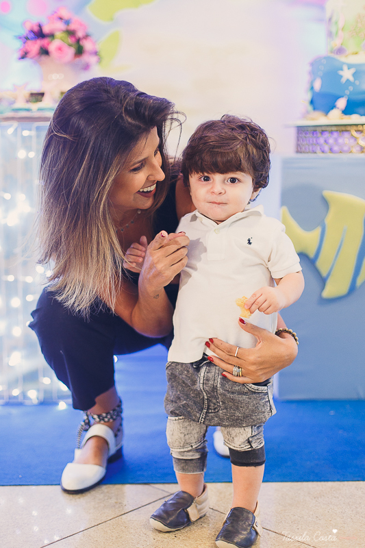festa no tema sereia, cerimonial Tironi Bambini, Vitória ES, fotografia de aniversário infantil em vitoria ES, fotos no cerimonial Tironi Bambini