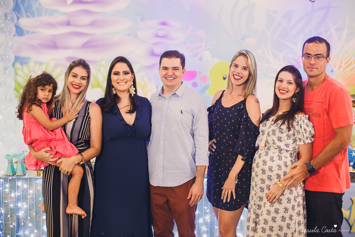 festa no tema sereia, cerimonial Tironi Bambini, Vitória ES, fotografia de aniversário infantil em vitoria ES, fotos no cerimonial Tironi Bambini