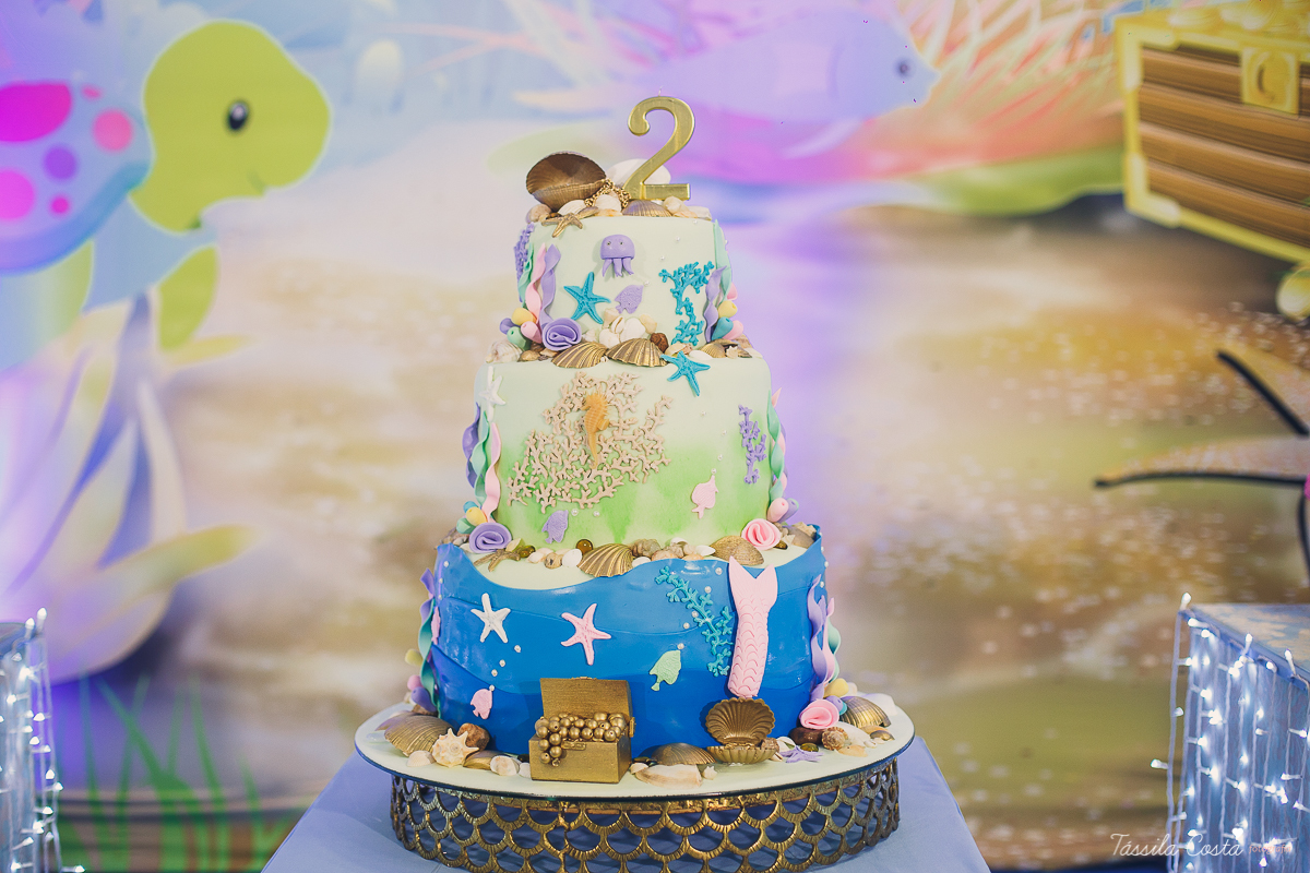 festa no tema sereia, cerimonial Tironi Bambini, Vitória ES, fotografia de aniversário infantil em vitoria ES, fotos no cerimonial Tironi Bambini
