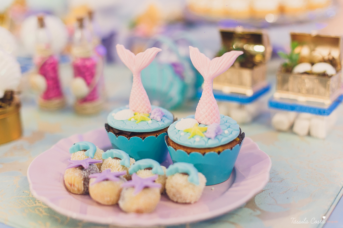 festa no tema sereia, cerimonial Tironi Bambini, Vitória ES, fotografia de aniversário infantil em vitoria ES, fotos no cerimonial Tironi Bambini