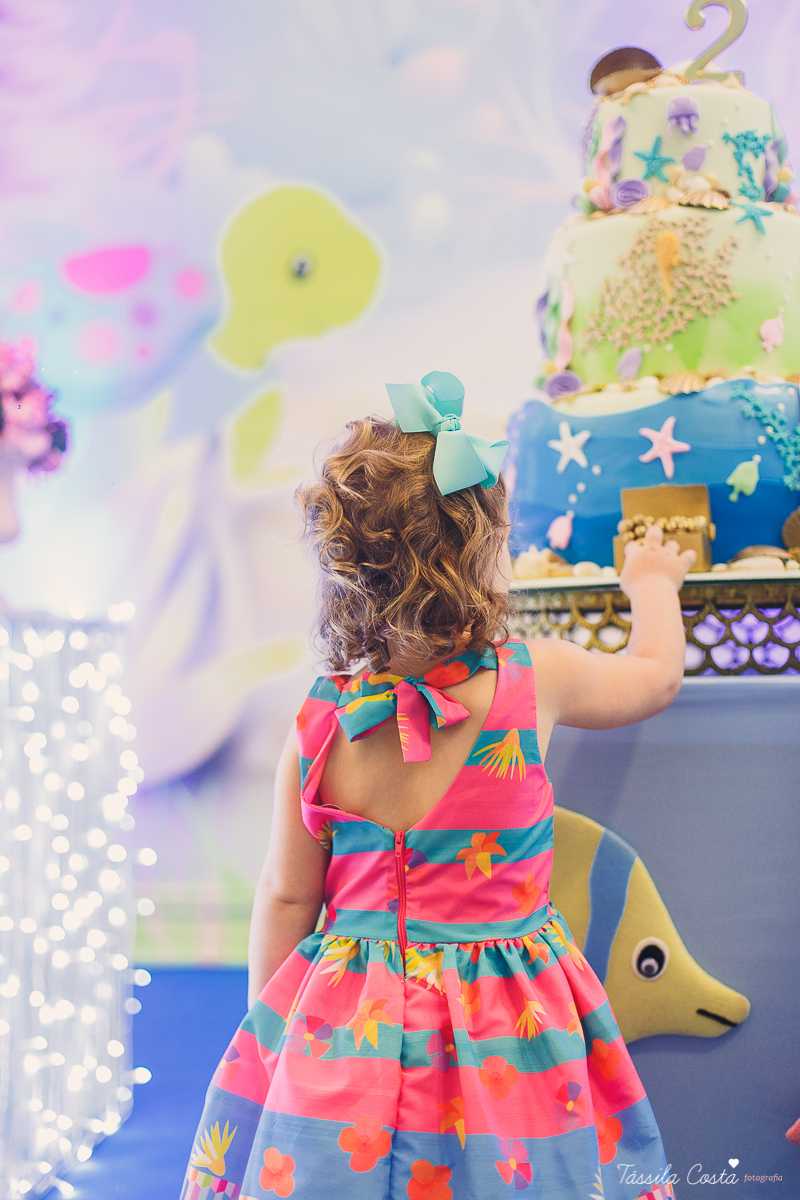 festa no tema sereia, cerimonial Tironi Bambini, Vitória ES, fotografia de aniversário infantil em vitoria ES, fotos no cerimonial Tironi Bambini