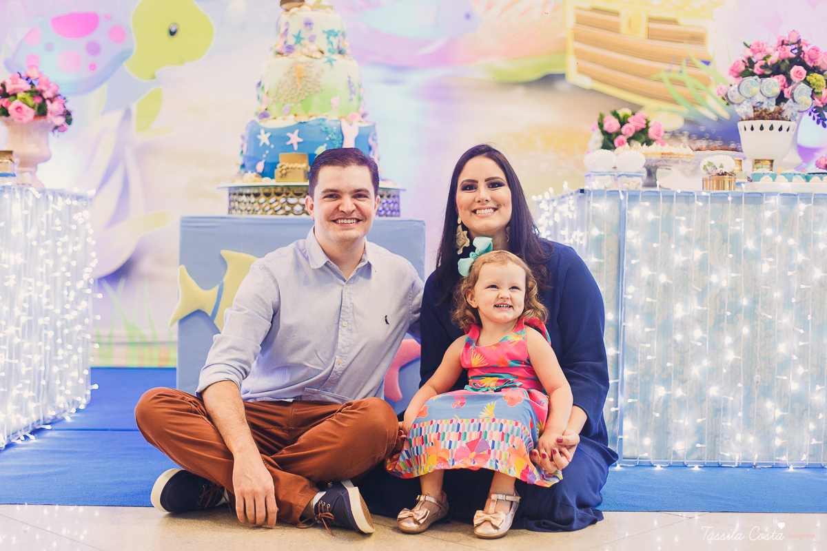 festa no tema sereia, cerimonial Tironi Bambini, Vitória ES, fotografia de aniversário infantil em vitoria ES, fotos no cerimonial Tironi Bambini