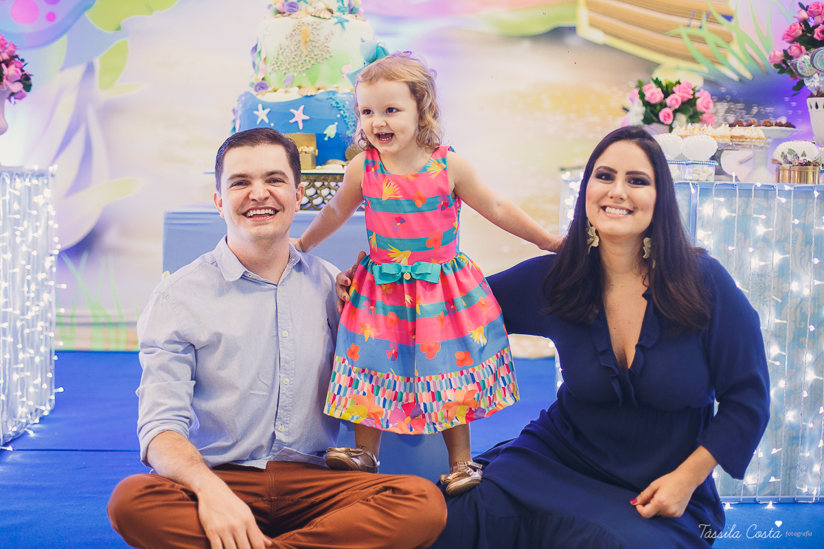 festa no tema sereia, cerimonial Tironi Bambini, Vitória ES, fotografia de aniversário infantil em vitoria ES, fotos no cerimonial Tironi Bambini