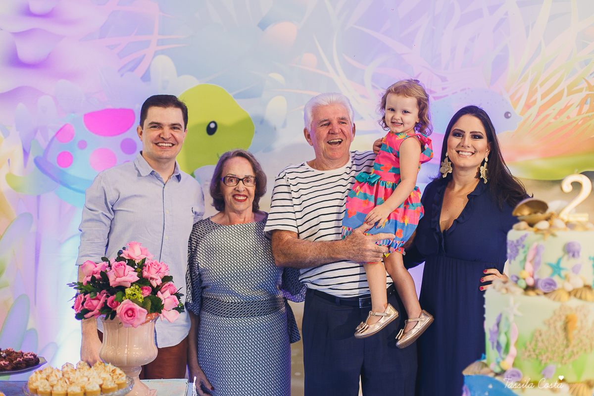 festa no tema sereia, cerimonial Tironi Bambini, Vitória ES, fotografia de aniversário infantil em vitoria ES, fotos no cerimonial Tironi Bambini