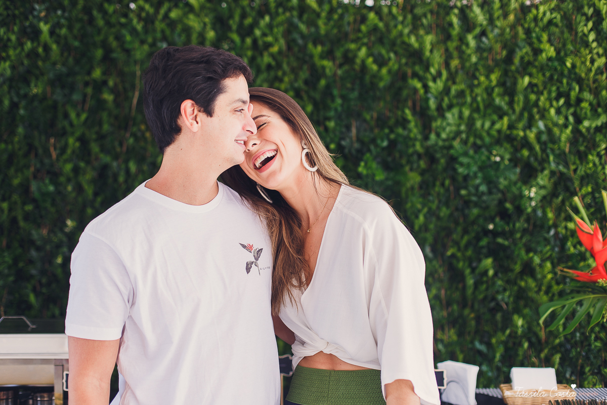 almoço para padrinhos de casamento, do casal Karla e Marcelo, casamento em Venda Nova do Imigrante, fotografia de casamento intimista, casamento feito na área de lazer do prédio, 