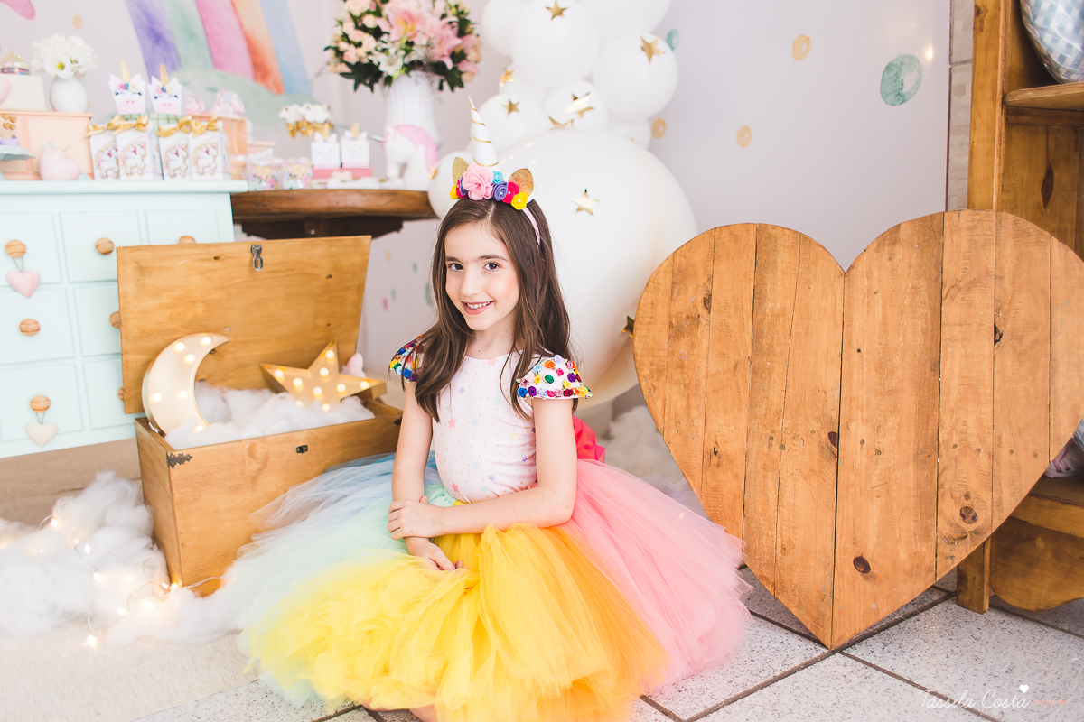 festa de menina, tema unicórnio, tema lindo e super diferente para festa de menina, decoração de aniversário tema unicórnio, 7 anos, rafaela 7 anos, fotos de aniversário infantil em vila velha, tássila costa fotografia, dicas para fotografia, fotó