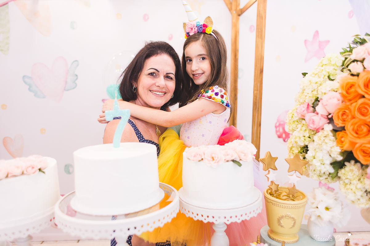 festa de menina, tema unicórnio, tema lindo e super diferente para festa de menina, decoração de aniversário tema unicórnio, 7 anos, rafaela 7 anos, fotos de aniversário infantil em vila velha, tássila costa fotografia, dicas para fotografia, edição 