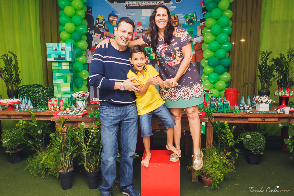 Festa de menino no tema minecreft, no cerimonial Oficina de Festas, na Praia da Costa, fotografia de aniversario infantil na Praia da Costa, festa de menino em cerimonial, mãe de menino, decor diferente para menino, 6 anos, festa para 6 anos, decoração 