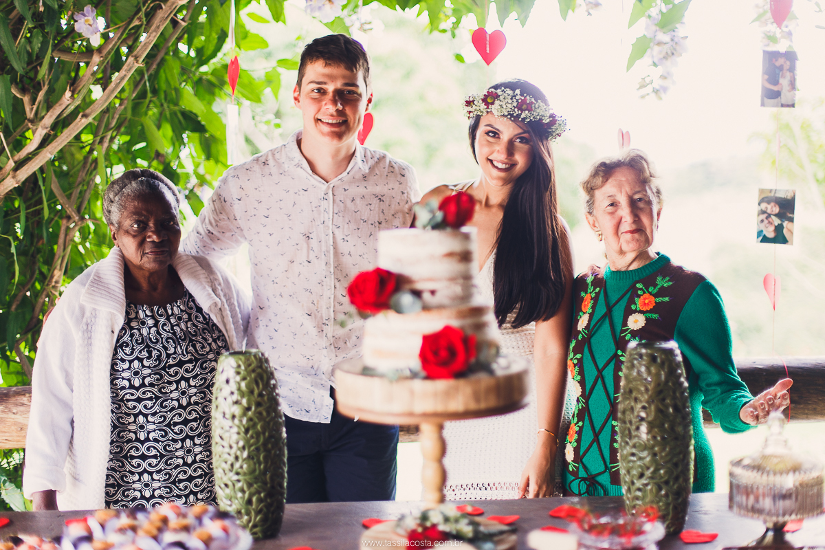 festa de noivado simples para família e amigos, Tássila costa fotografia, festa no sítio na família, Mayara e Lucas, Guarapari Recanto do Look