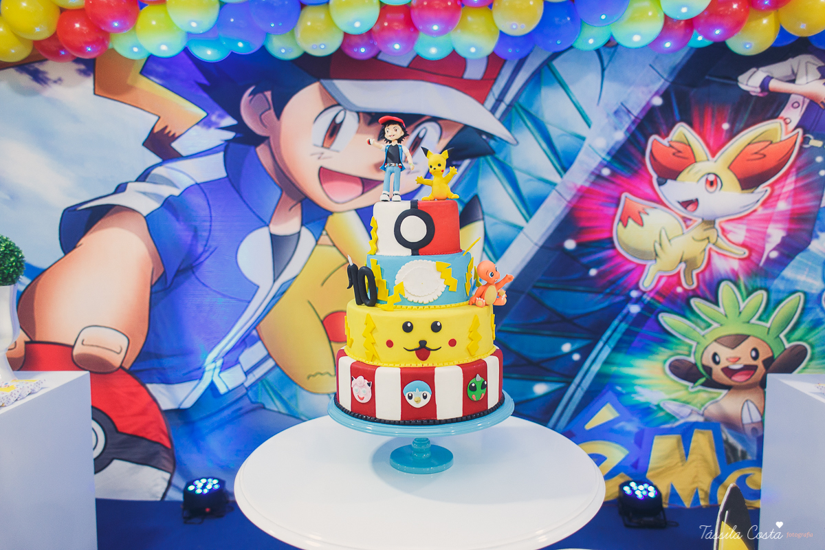 festa de menino, luis henrique 10 anos, festa no tema pokemon, familia linda, cerimonial em Praia de Itaparica, Cerimonial Tindolelê