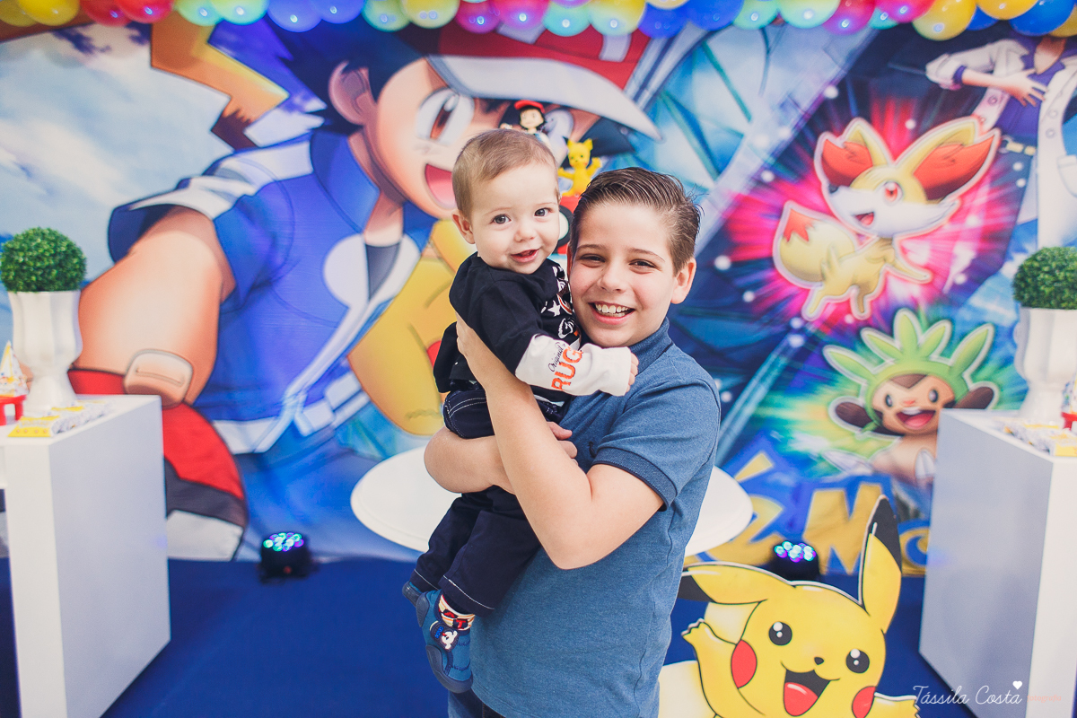 festa de menino, luis henrique 10 anos, festa no tema pokemon, familia linda, cerimonial em Praia de Itaparica, Cerimonial Tindolelê