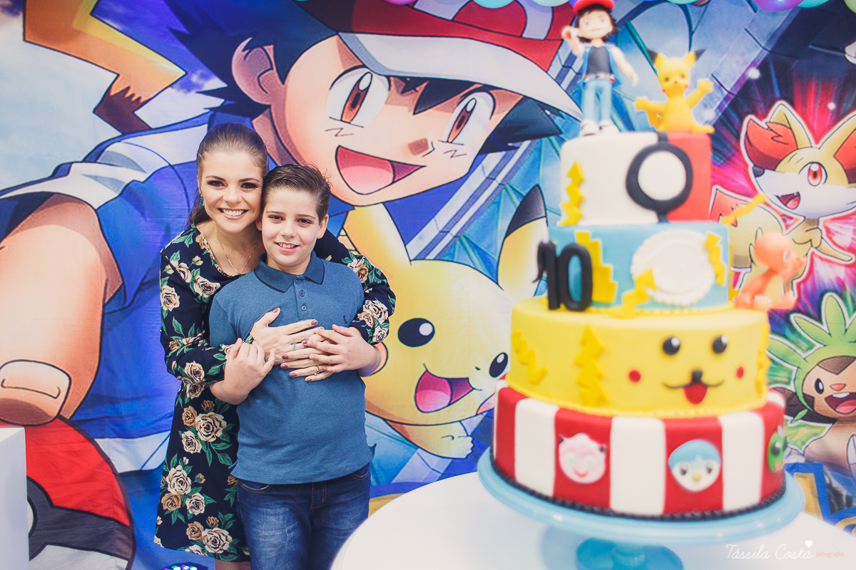 festa de menino, luis henrique 10 anos, festa no tema pokemon, familia linda, cerimonial em Praia de Itaparica, Cerimonial Tindolelê