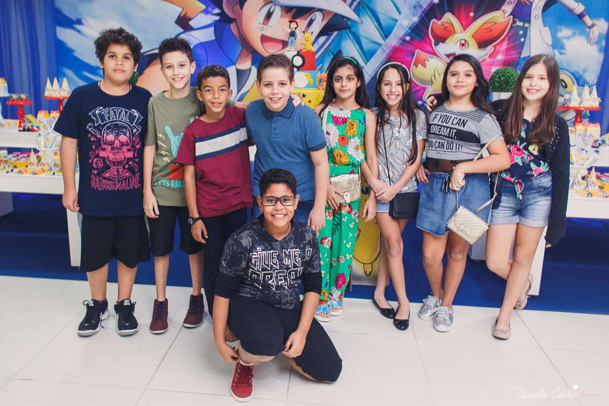 festa de menino, luis henrique 10 anos, festa no tema pokemon, familia linda, cerimonial em Praia de Itaparica, Cerimonial Tindolelê