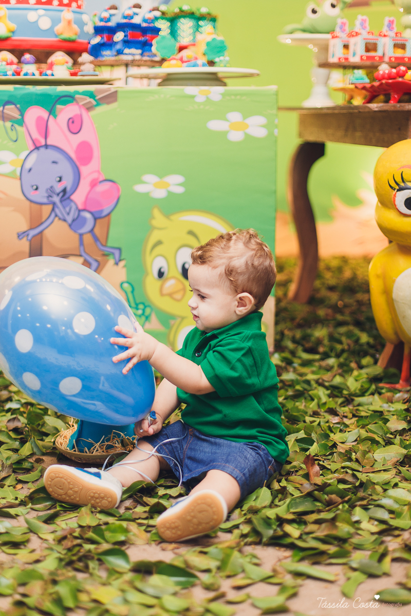 fotografia de festa infantil. no Cerimonial O Mais Legal, em Vitória, Bairro de Fátima, festa de menino, decoração da Galinha Pintadinha, do Cerimonial O Mais Legal, fotos lindas de aniversário infantil em Vitória ES, o que vestir no aniversário do filho