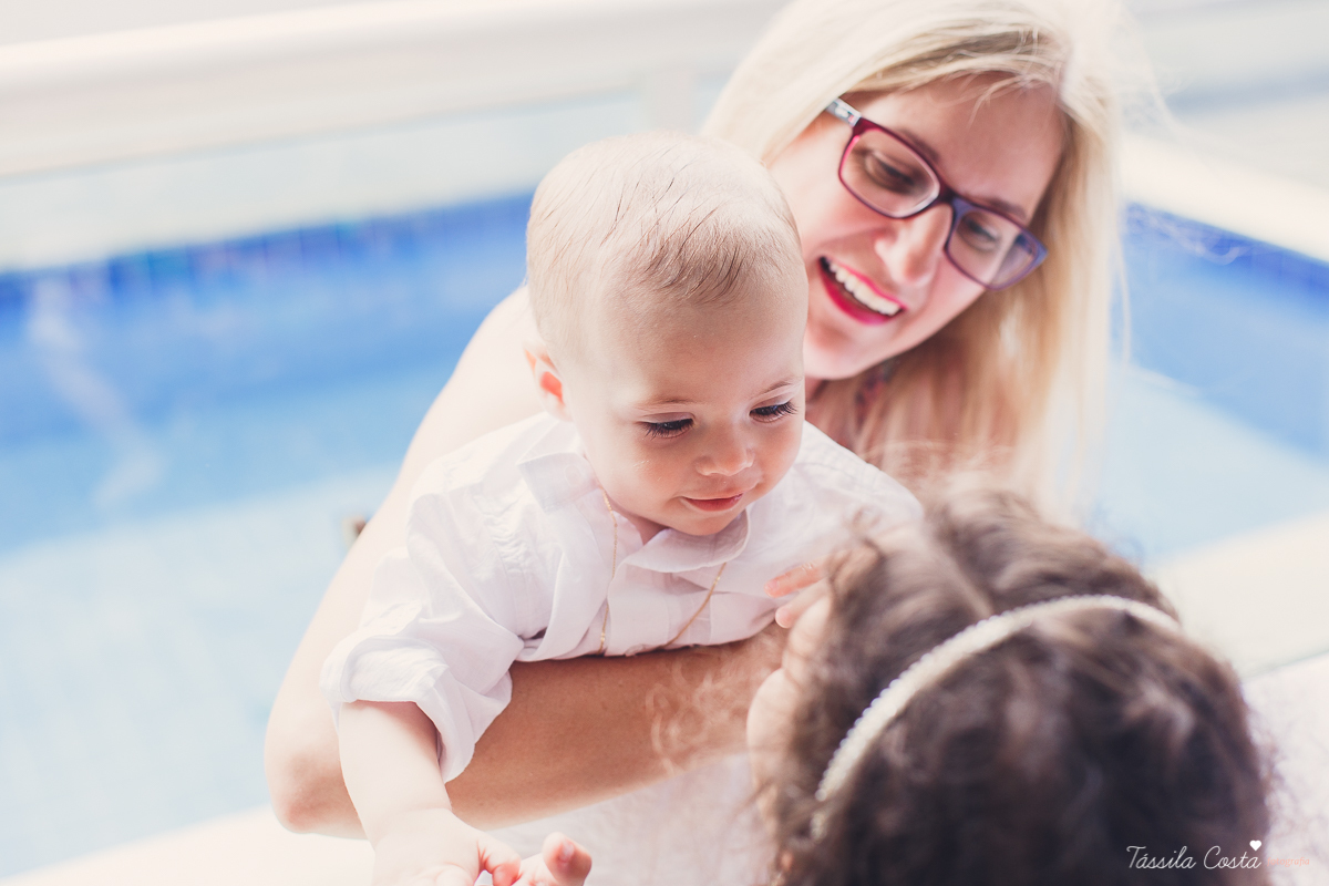batizado do Davi, batizado no Santuário de Fátima, no Bairro de Fátima, em Vitória ES, fotografia de batizado em Vitória ES, decoração de almoço de batizado, batizado de menino, o que vestir no batizado do meu filho, batizando meu bebê de 9 meses, tássila