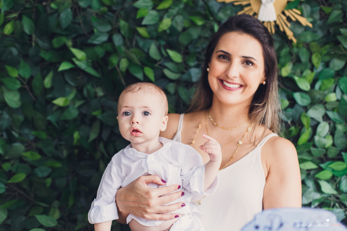batizado do Davi, batizado no Santuário de Fátima, no Bairro de Fátima, em Vitória ES, fotografia de batizado em Vitória ES, decoração de almoço de batizado, batizado de menino, o que vestir no batizado do meu filho, batizando meu bebê de 9 meses, tássila