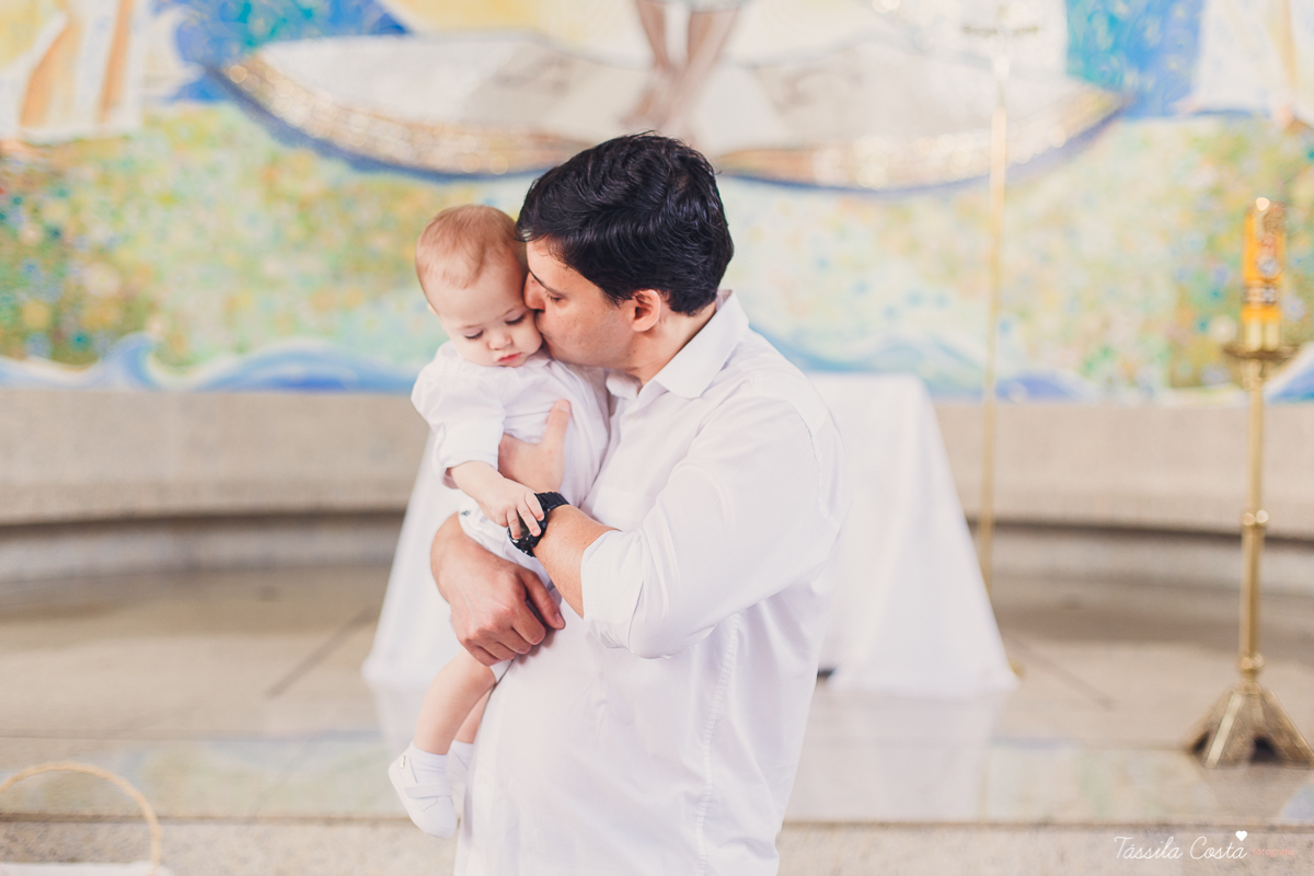 batizado do Davi, batizado no Santuário de Fátima, no Bairro de Fátima, em Vitória ES, fotografia de batizado em Vitória ES, decoração de almoço de batizado, batizado de menino, o que vestir no batizado do meu filho, batizando meu bebê de 9 meses, tássila