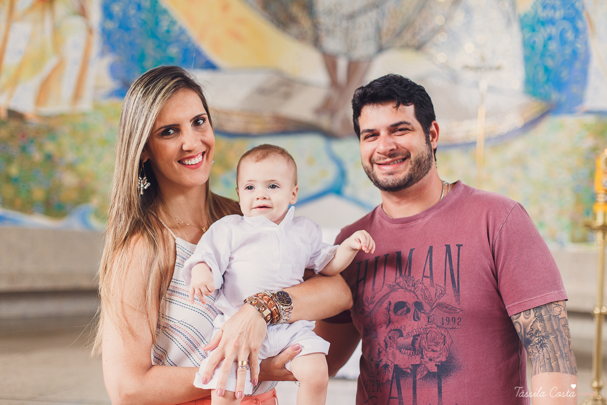 batizado do Davi, batizado no Santuário de Fátima, no Bairro de Fátima, em Vitória ES, fotografia de batizado em Vitória ES, decoração de almoço de batizado, batizado de menino, o que vestir no batizado do meu filho, batizando meu bebê de 9 meses, tássila