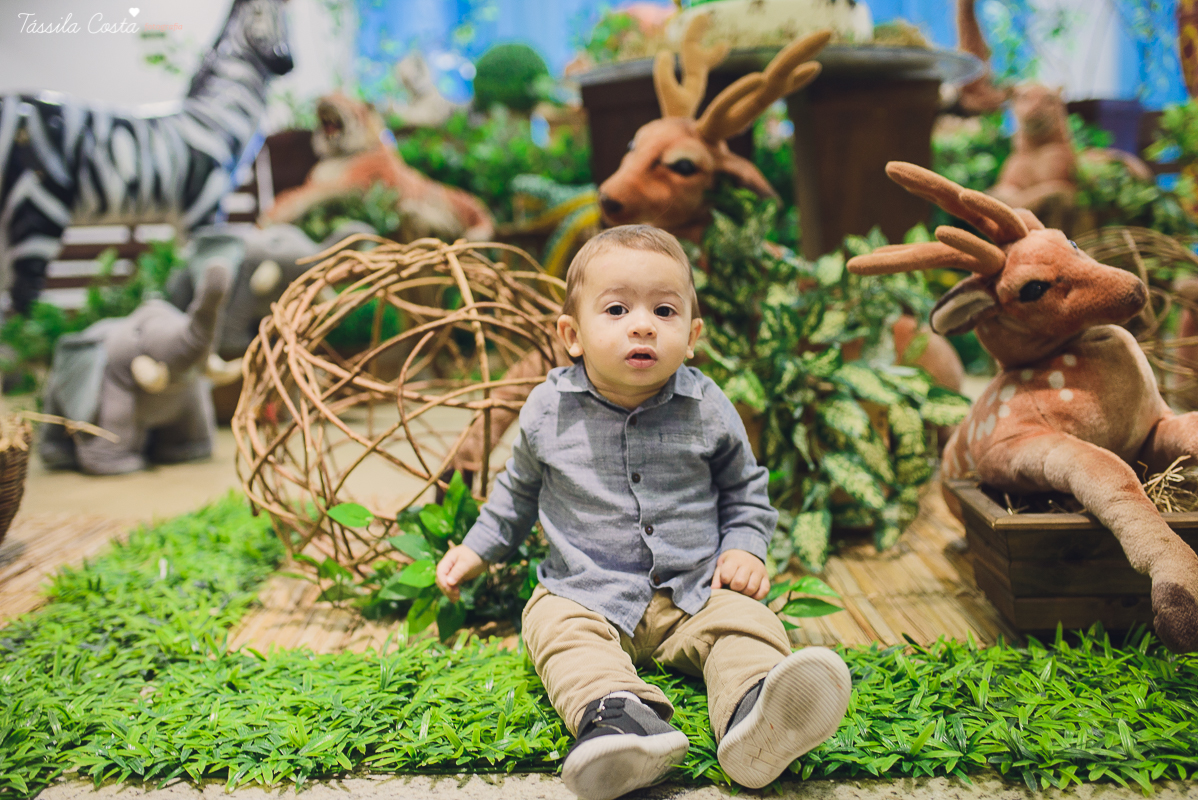 festa linda para o otávio, que completou 1 ano de vida, e comemorou com amigos e familiares no cerimonial infantil em jardim da penha, pirlim pim lim, fotografia de tássila costa fotografia, festa de menino com o tema safari, festa dos sonho