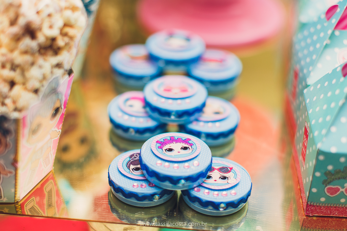 festa infantil em vitória, tássila costa fotografia, aniversári infantil em Vitória ES, festa de menina no tema LOL, festa linda de menina, roupa da boneca LOL, 5 anos da Maitê