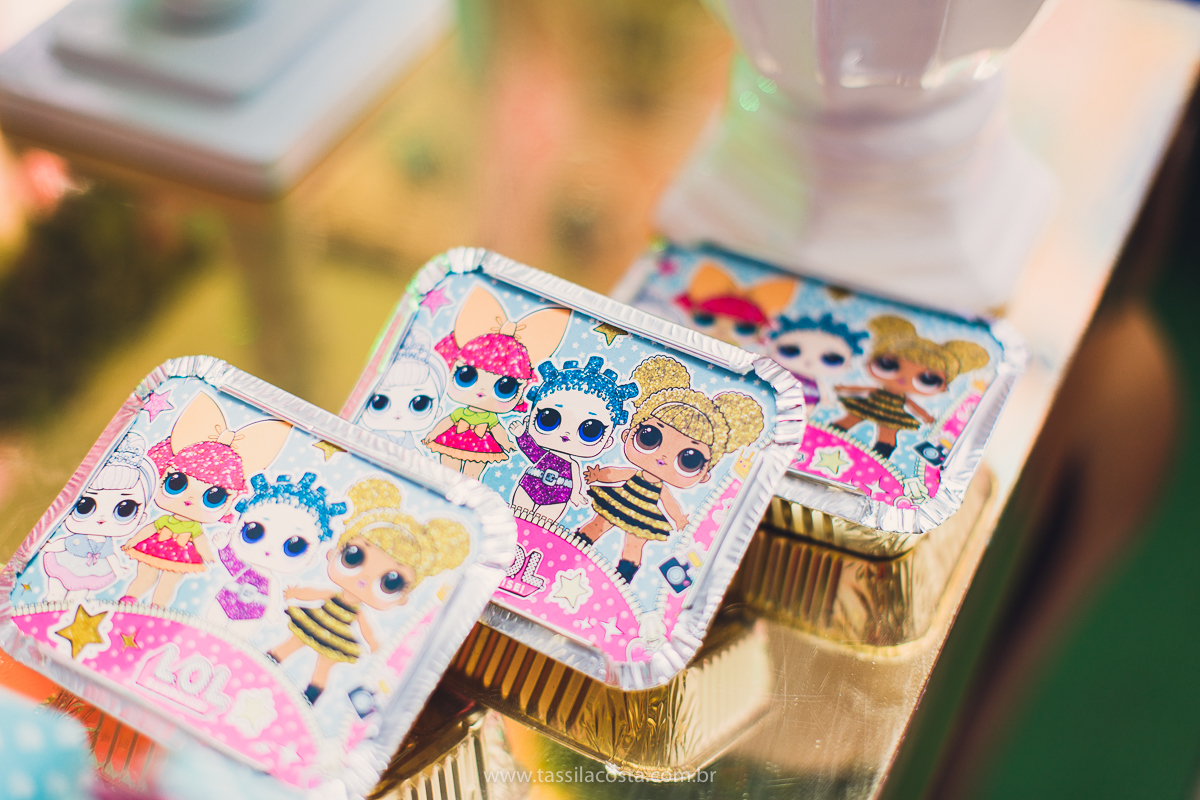 festa infantil em vitória, tássila costa fotografia, aniversári infantil em Vitória ES, festa de menina no tema LOL, festa linda de menina, roupa da boneca LOL, 5 anos da Maitê