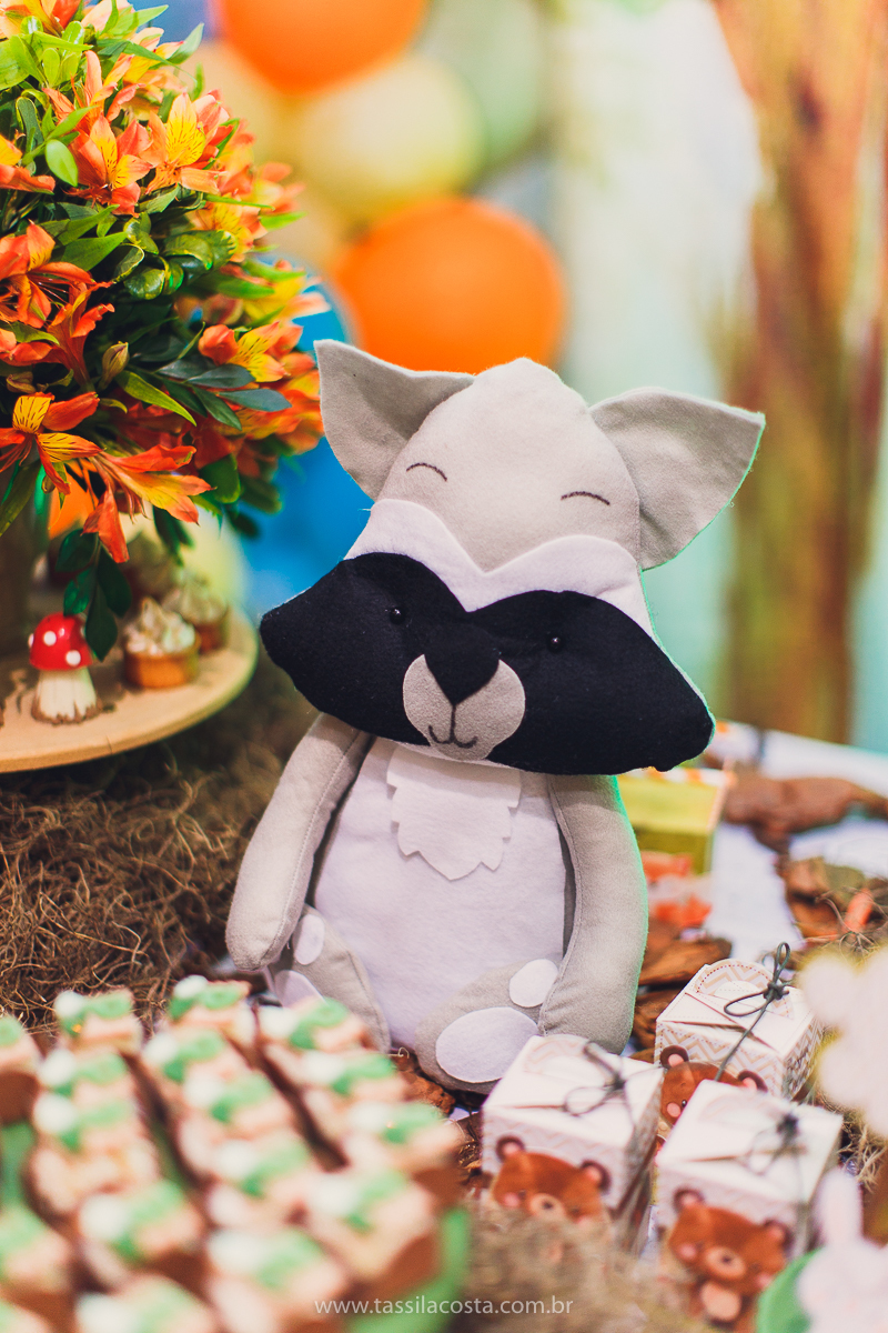 festa com tema super diferente, festa de menino, no cerimonial Ratiboom em Campo Grande, ES, decoração da Giovana da Xic Baloon, decoração no tema Bosque, Bosque do Pedro, fotografia de festa infantil, fotos lindas de aniversário infantil, 1 ano do meu bb