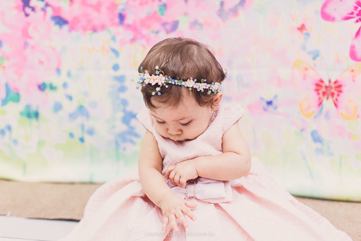 festa infantil linda, feita na casa de festa Zueira, na Praia da Costa, Vila Velha ES. Tássila Costa fotografia, Luísa 1 ano, fotografia de festa infantil na Praia da Costa