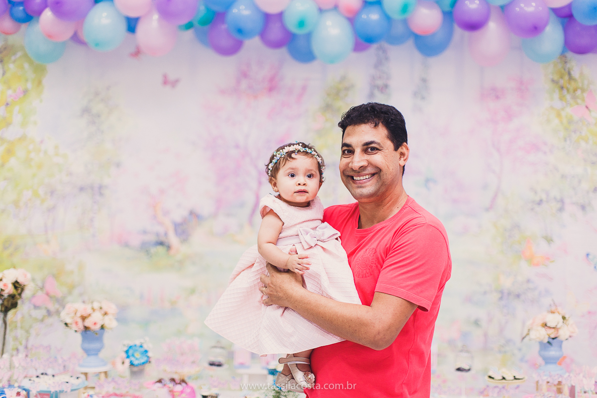 festa infantil linda, feita na casa de festa Zueira, na Praia da Costa, Vila Velha ES. Tássila Costa fotografia, Luísa 1 ano, fotografia de festa infantil na Praia da Costa