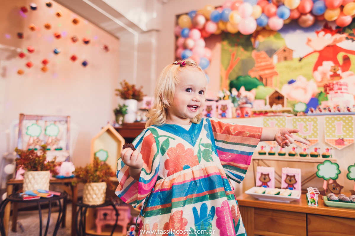 festa no tema 3 porquinhos, da Luisa 2 anos, no cerimonial Na Brinca, em Vitória ES, Tássila Costa fotografia, festa de menina, aniversário de menina, fotografia de festa infantil, Espírito Santo, mãe de duas, tema diferente para aniversário de 2 anos 
