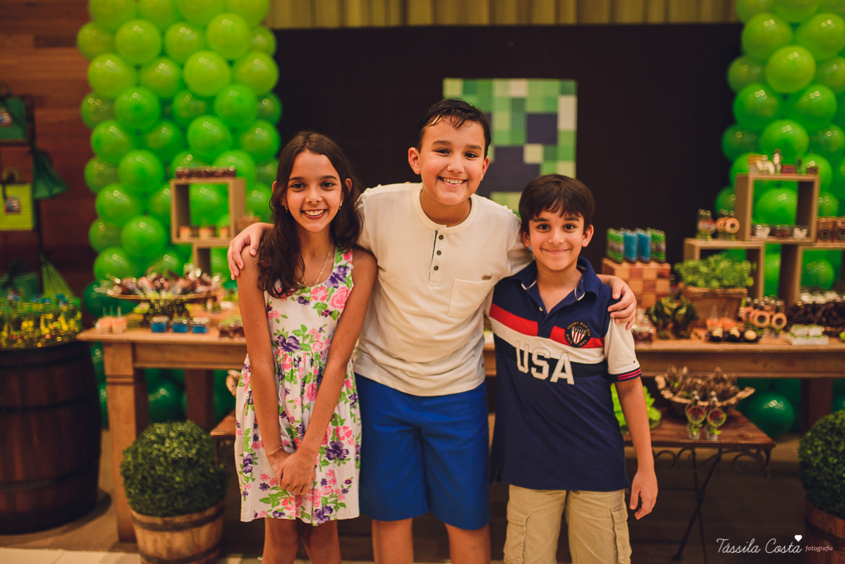 tassila costa, tassila costa fotografia, tassila costa fotografa, tassila foto, fotografia, vila velha, vitoria, vix, es, aniversario, aniversario infantil, festa infantil, festa de menino, 10 anos, festa, festa em vila velha, tema minicraft, minicraft, p