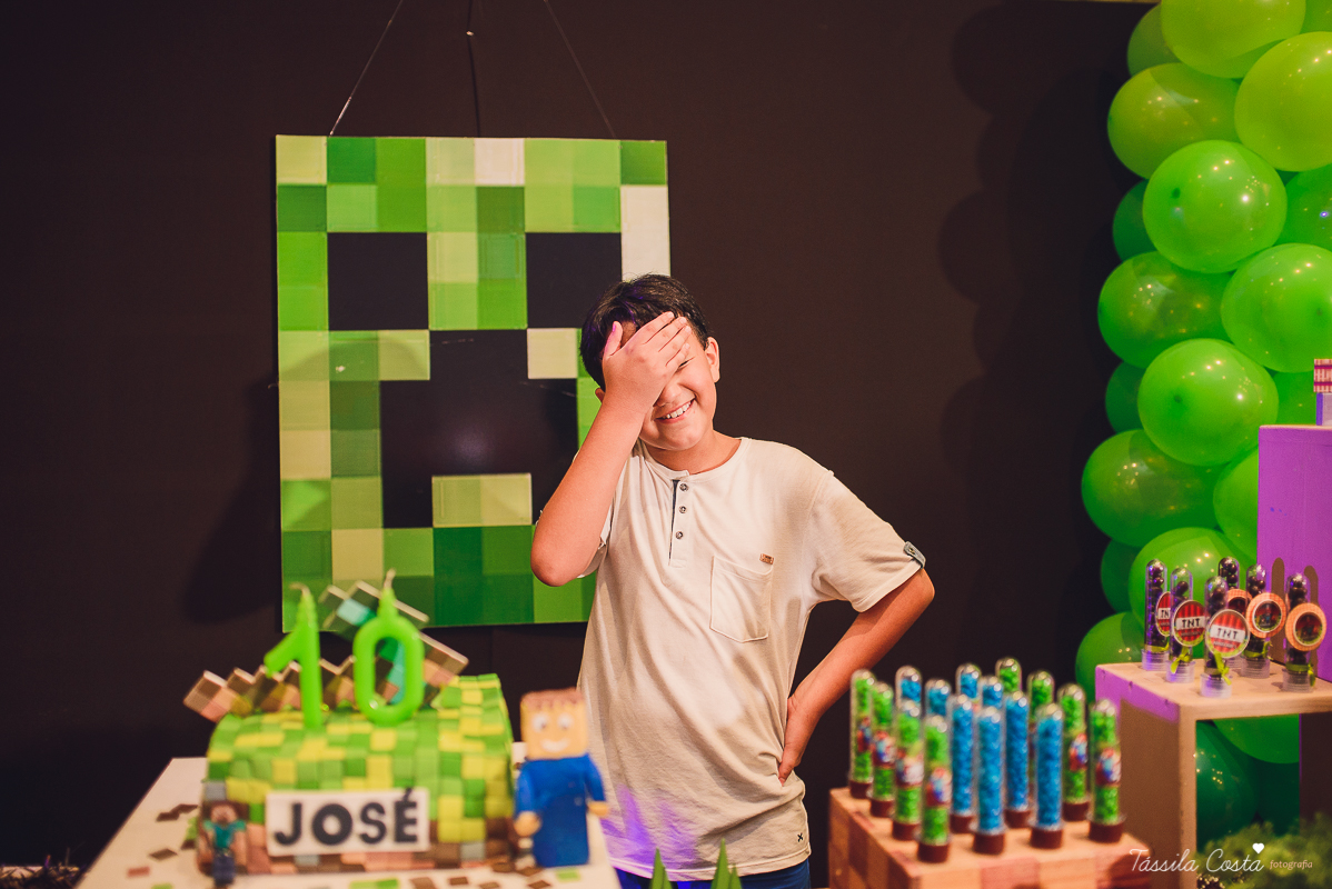 tassila costa, tassila costa fotografia, tassila costa fotografa, tassila foto, fotografia, vila velha, vitoria, vix, es, aniversario, aniversario infantil, festa infantil, festa de menino, 10 anos, festa, festa em vila velha, tema minicraft, minicraft, p