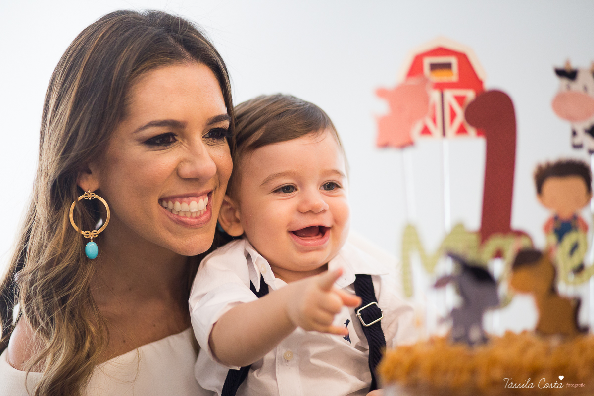 Festa linda para o Miguel, no Hotel Senac Ilha do Boi, 1 ano muito feliz, festa no tema fazendinha, decoração Ipê Amarelo by Leticia, mãe dentista Alice Sarcinelli