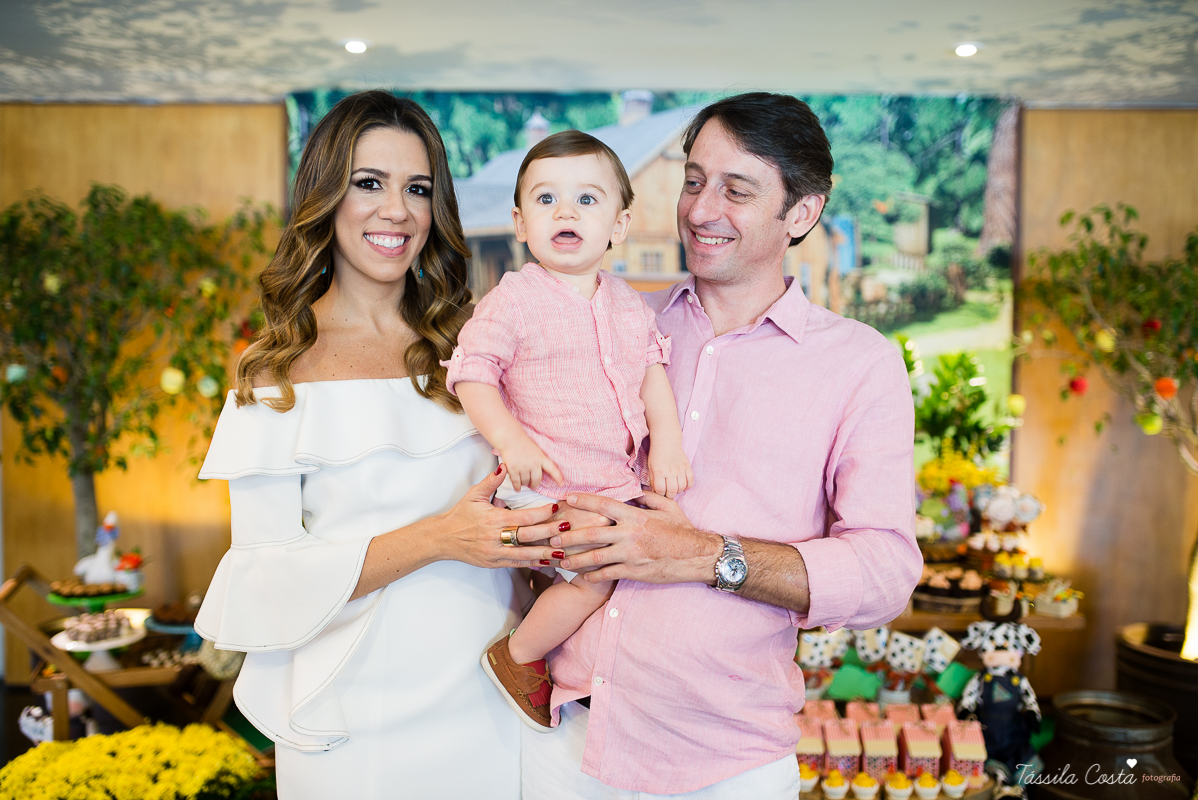 Festa linda para o Miguel, no Hotel Senac Ilha do Boi, 1 ano muito feliz, festa no tema fazendinha, decoração Ipê Amarelo by Leticia, mãe dentista Alice Sarcinelli