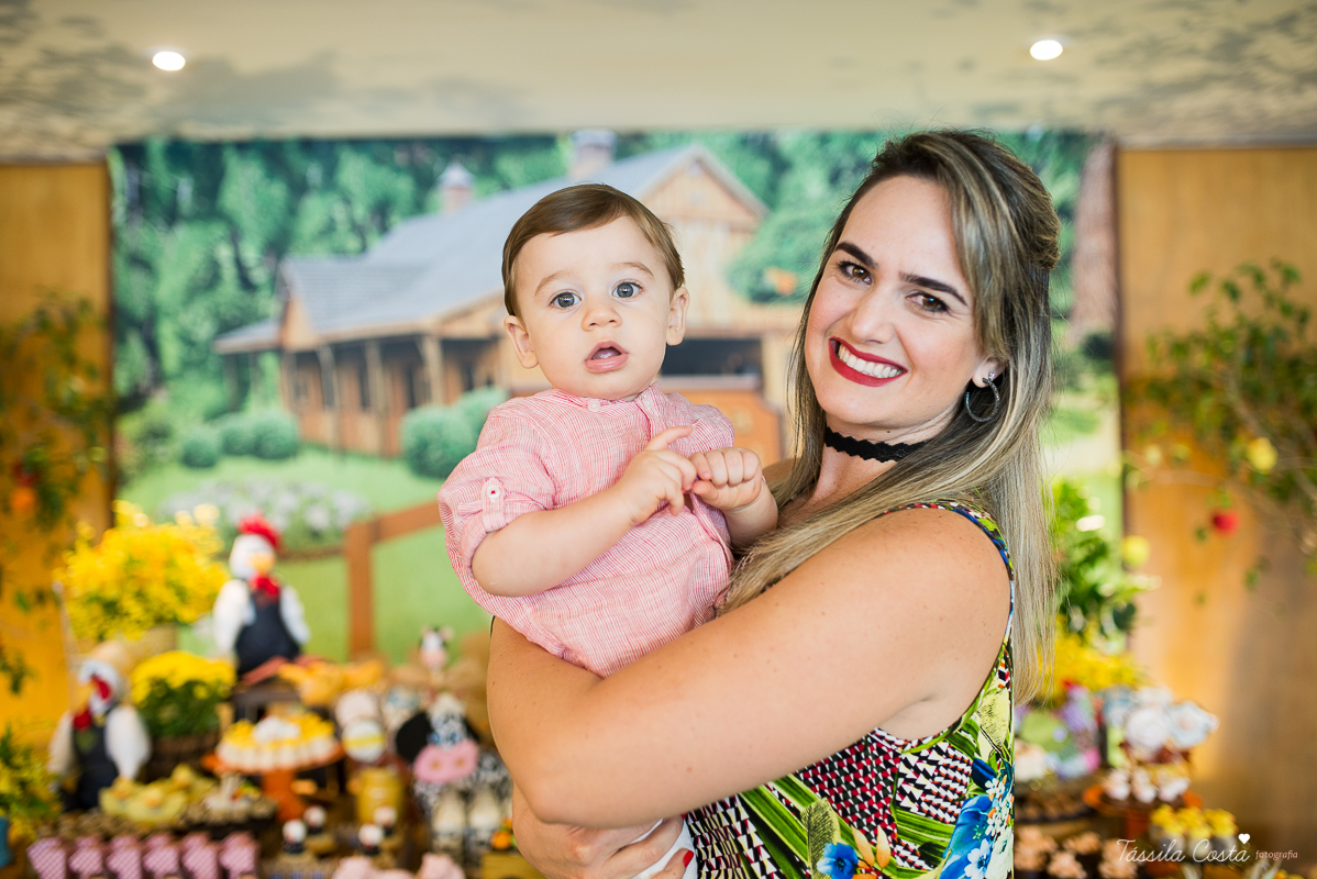 Festa linda para o Miguel, no Hotel Senac Ilha do Boi, 1 ano muito feliz, festa no tema fazendinha, decoração Ipê Amarelo by Leticia, mãe dentista Alice Sarcinelli