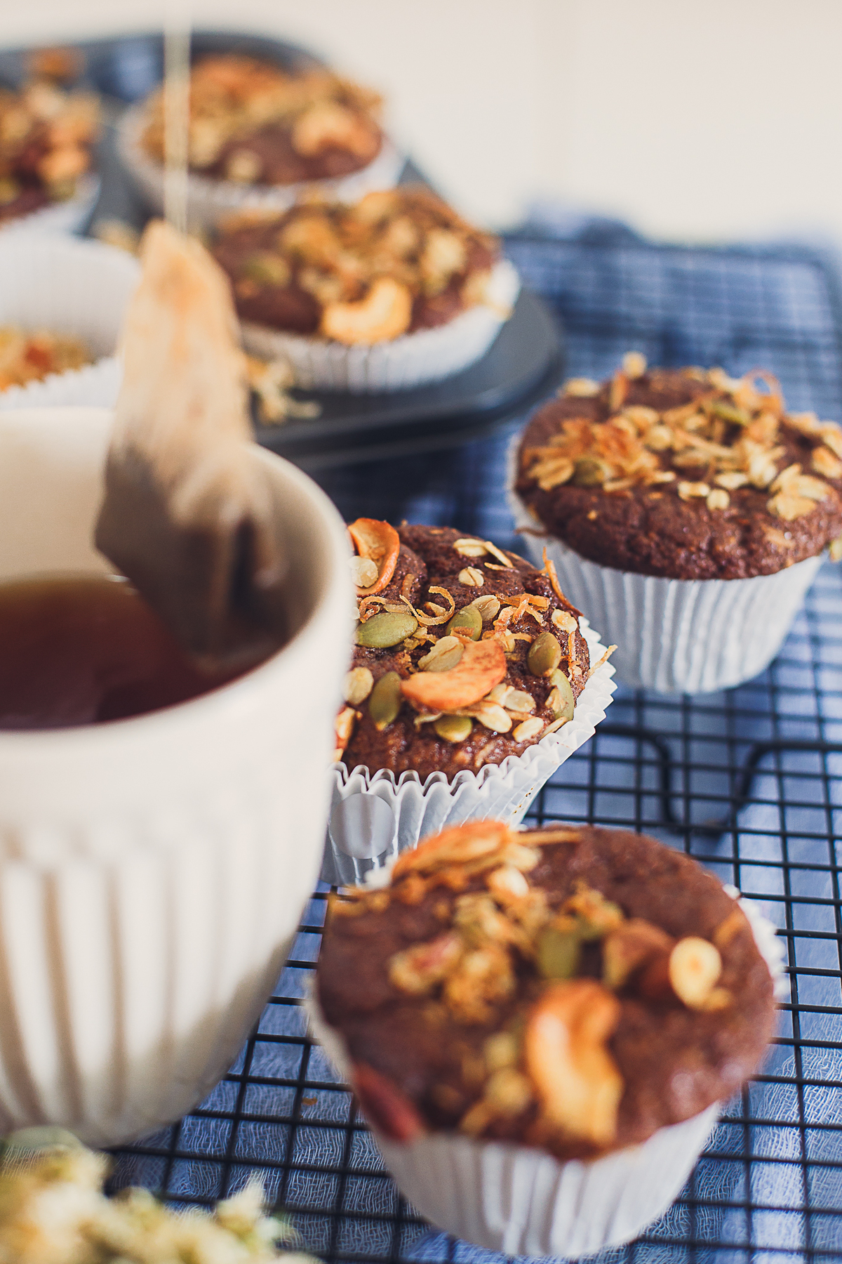 Fotos de muffin saudável, comida de verdade e linda, fotos para Instagram, fotos de comida para Instagram