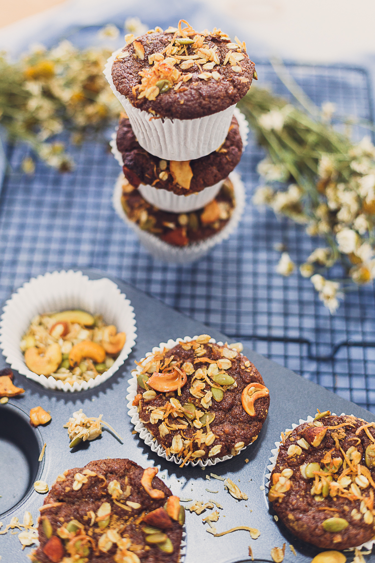 Fotos de muffin saudável, comida de verdade e linda, fotos para Instagram, fotos de comida para Instagram